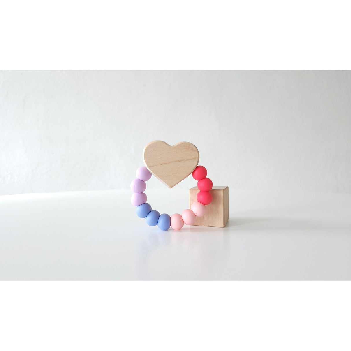 Heart Charm Teether - HoneyBug 