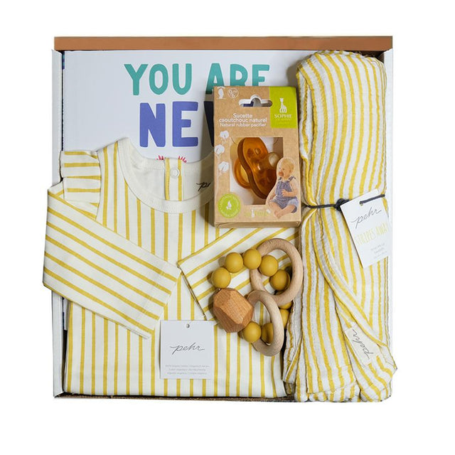 Marigold Stripes Away Gift Box - HoneyBug 