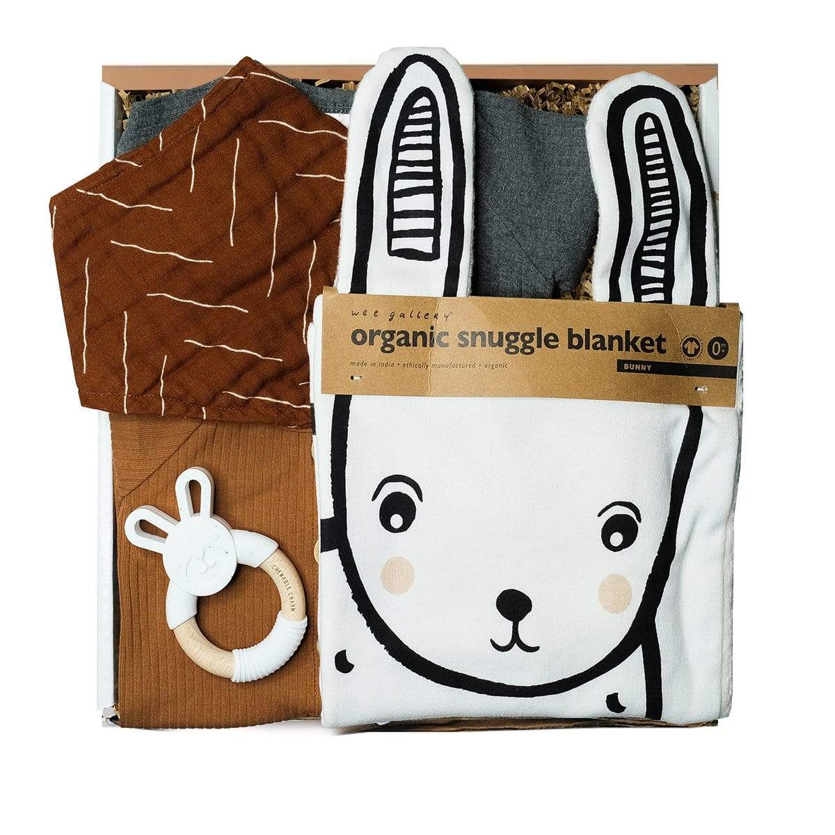 Modern Baby Essentials - 2 Pack Mustard & Charcoal - HoneyBug 