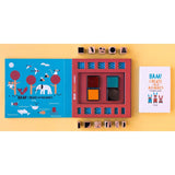 Bam! Animals! - 16 Wooden Stamps - HoneyBug 