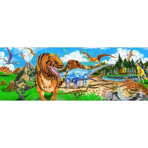 Land of Dinosaurs Floor Puzzle - 48 Pieces - HoneyBug 