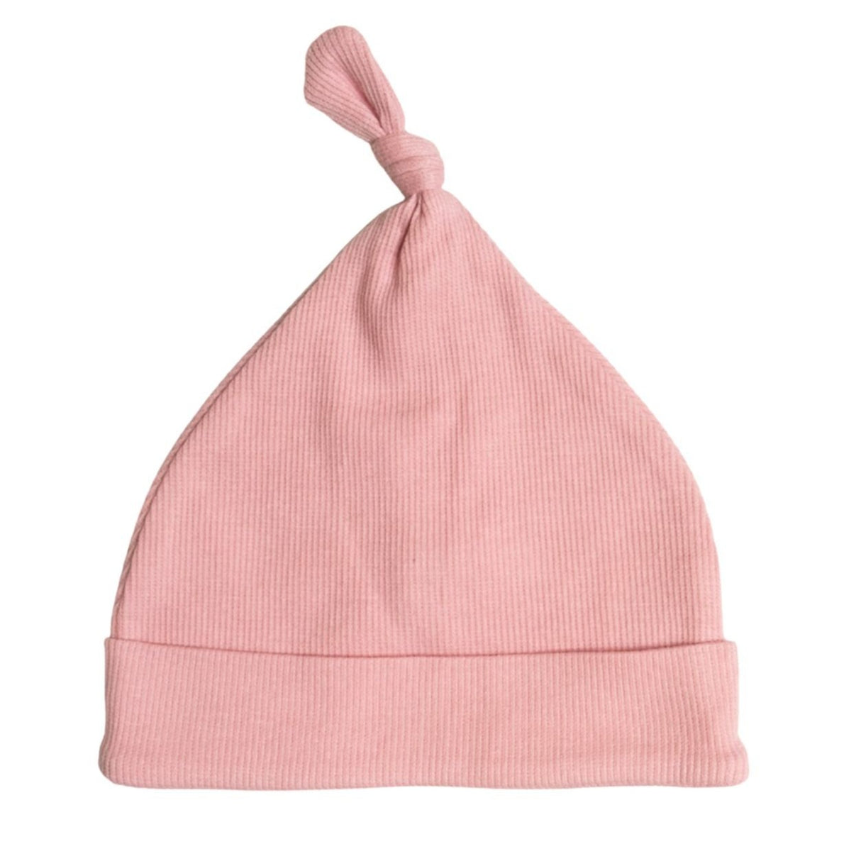 Organic Cotton Hat - Dark Blush - HoneyBug 