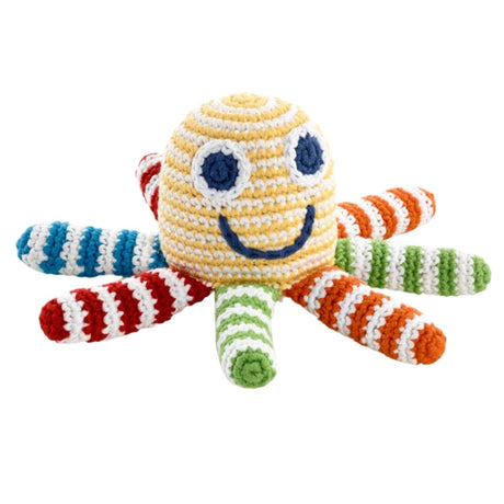 Rainbow Octopus Rattle - HoneyBug 