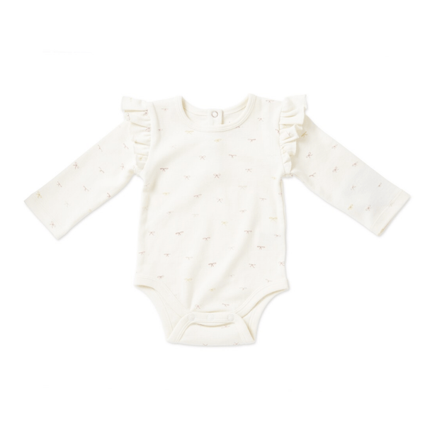 Ruffle Long Sleeve One-Piece Jolie - HoneyBug 