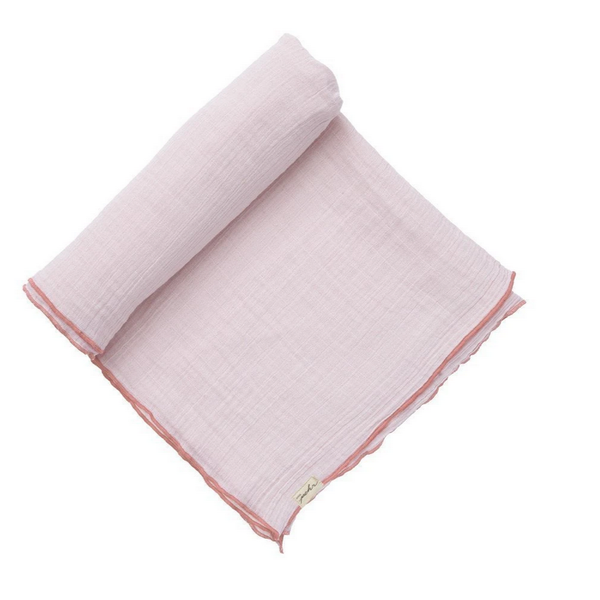 Solid Swaddles - Light Pink - HoneyBug 