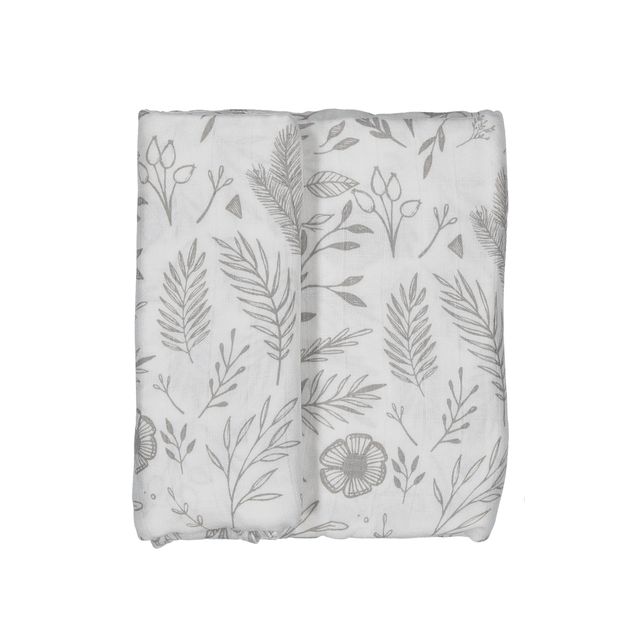 The Bamboo/Cotton Muslin Swaddle Blanket - HoneyBug 