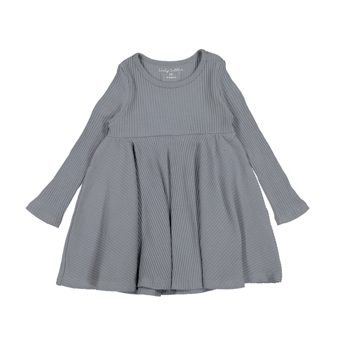 The Long Sleeve Dress - Slate - HoneyBug 