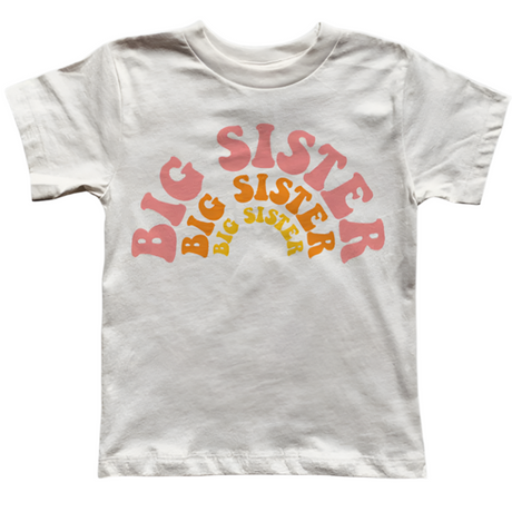 Big Sister Tee - Natural - HoneyBug 