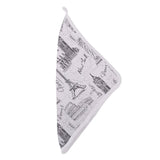 London, Paris, New York Washcloth Set - HoneyBug 