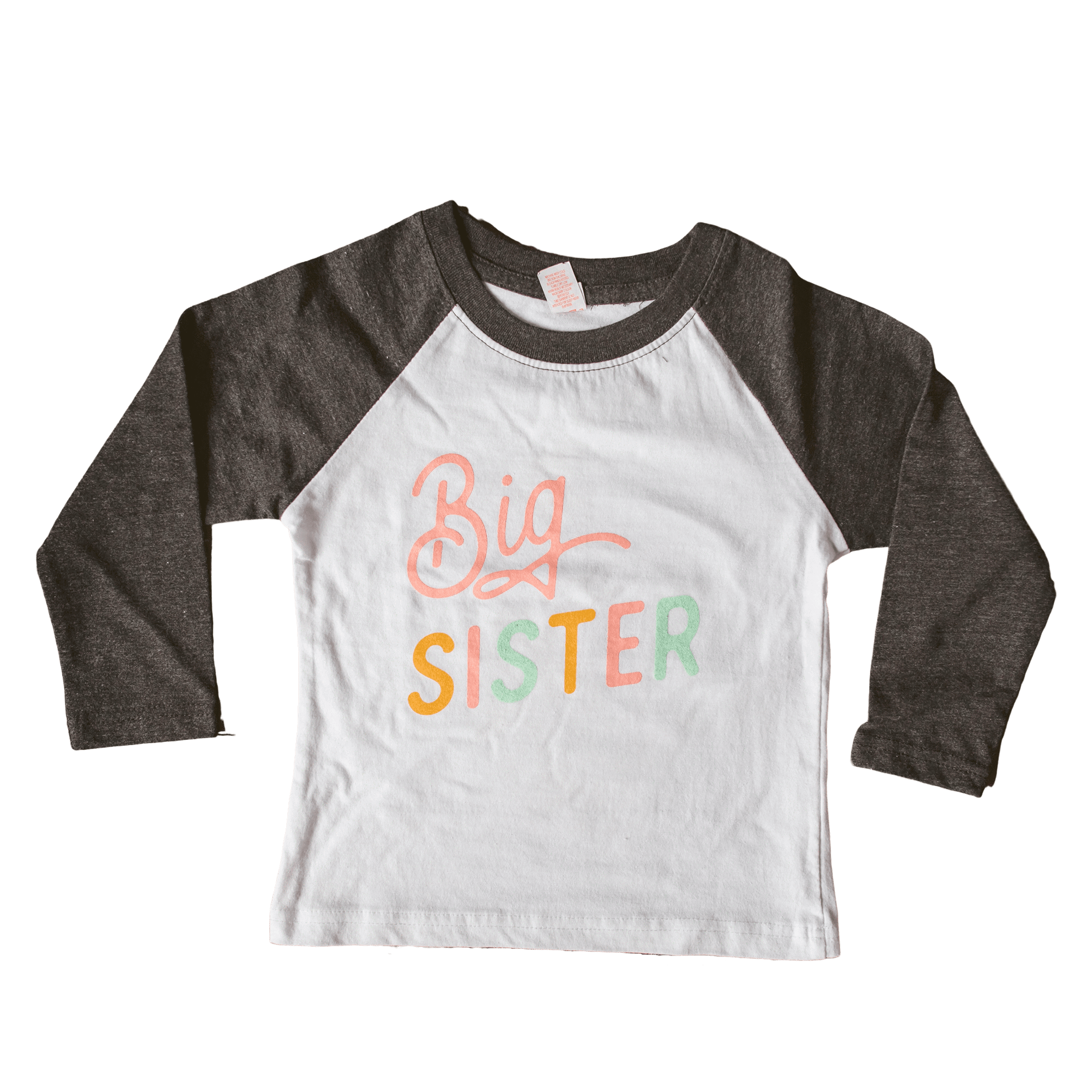 Big Sister Raglan Tee - HoneyBug 