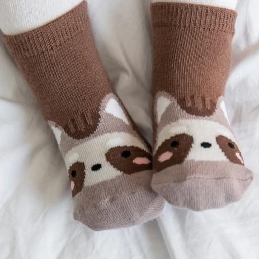 Raccoon Socks - HoneyBug 